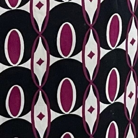 Ann Taylor Bold Retro Print Shift OfficeCore Career Dress NWOT Size 6P - Picture 7 of 12